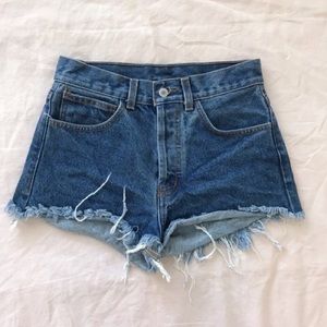 Brandy Melville cut off denim shorts
